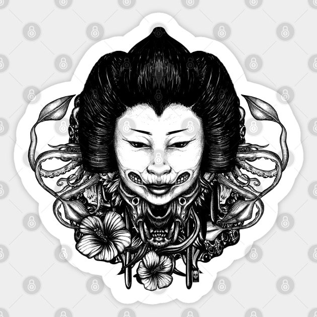 Gueisha Sticker by fakeface